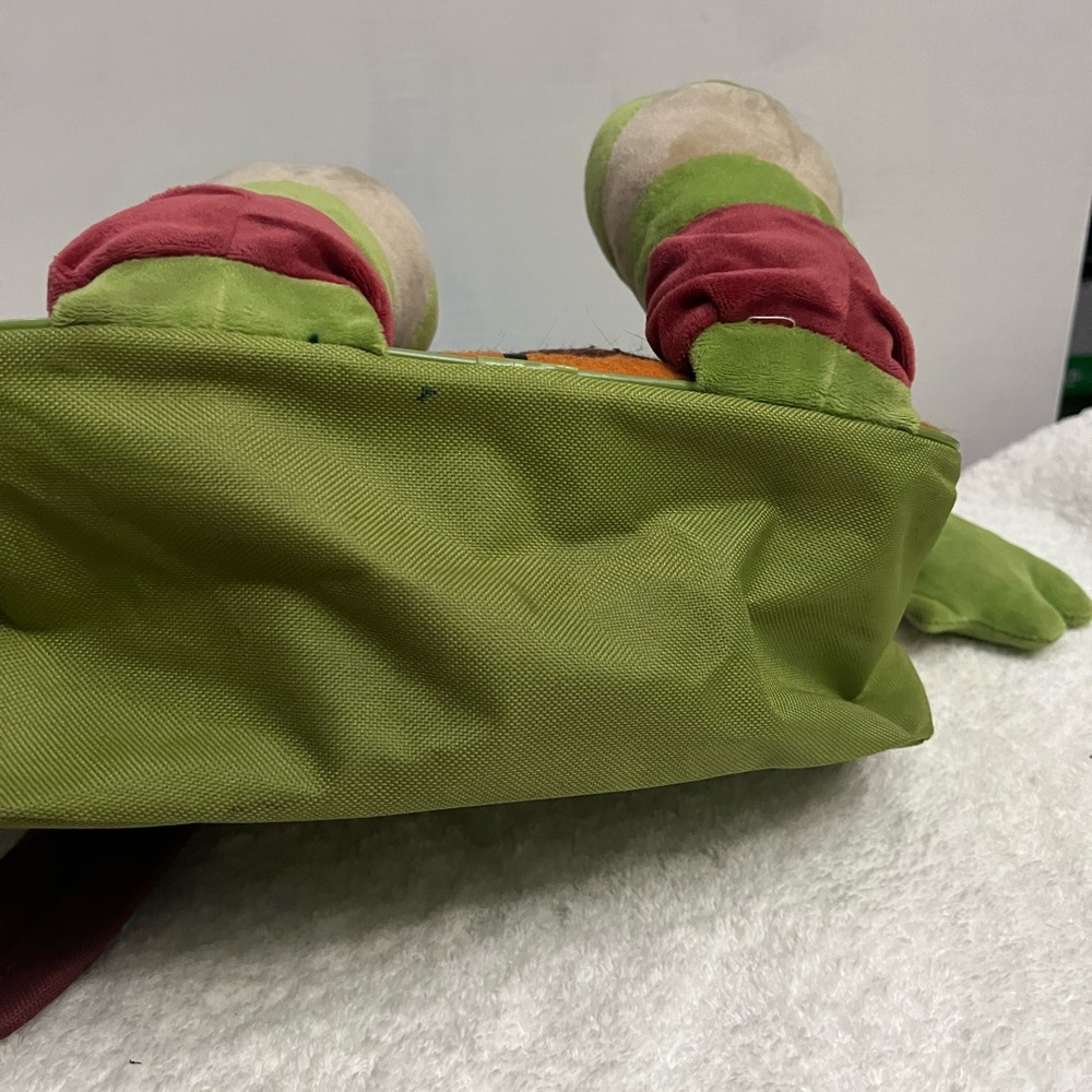 Plush Ninja Turtle Backpack - Green and Blue - Picture 5 of 13
